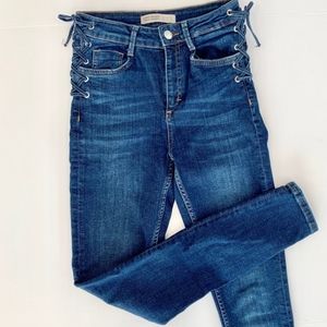 Zara high waisted denim